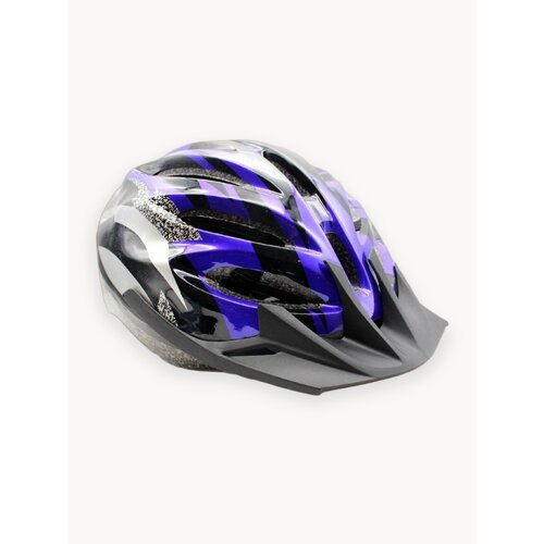 Велошлем взрослый (универсальный) синий