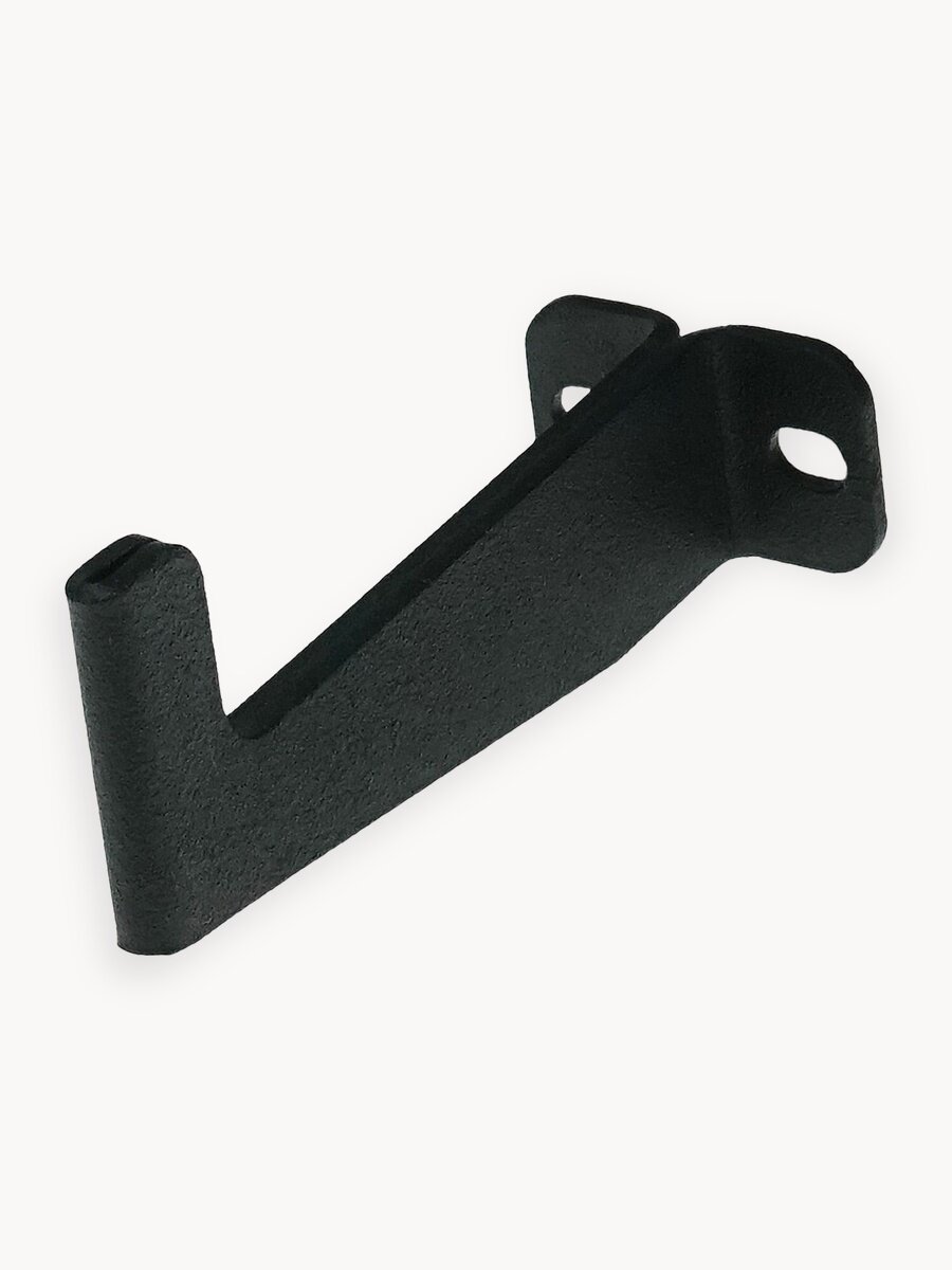 Держатель-крючок для хранения тяжелых предметов, 7 см, настенный, черный