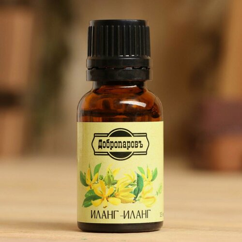 Изображение товара Эфирное масло Добропаровъ "Иланг-иланг", флакон-капельница, 15 мл
