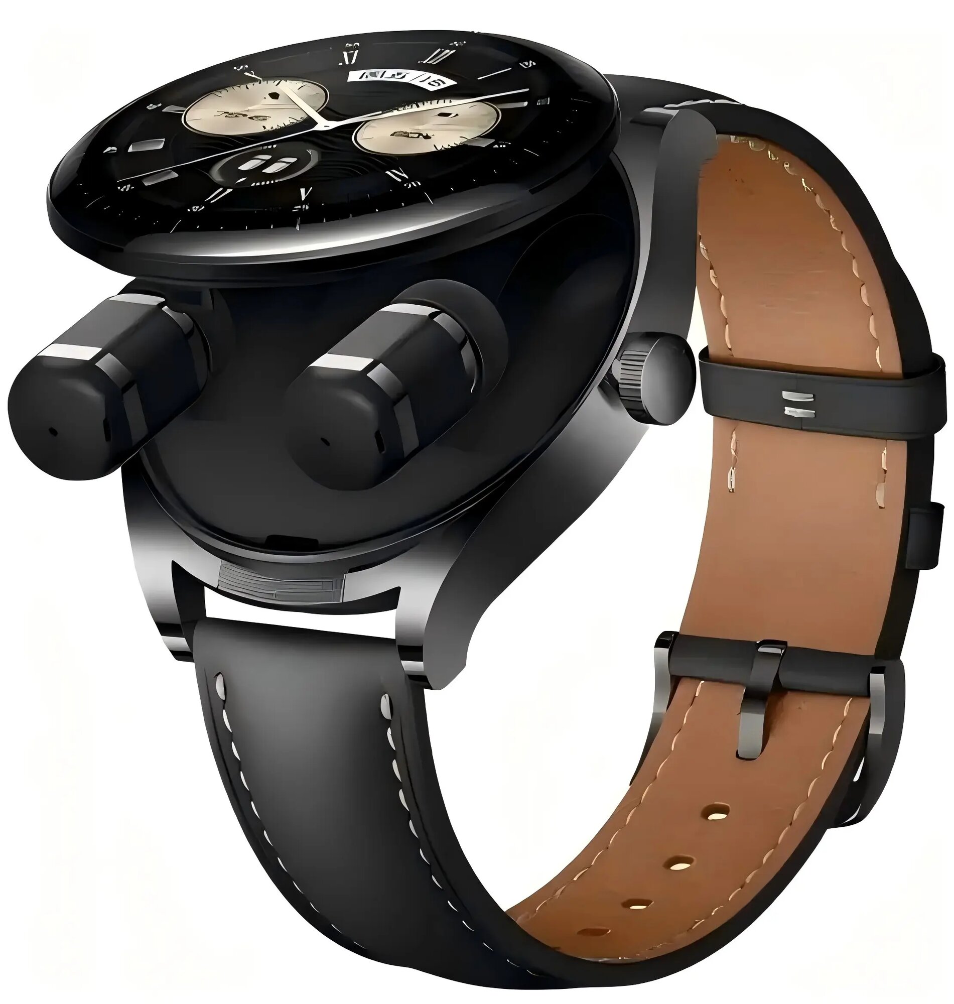 Huawei выпустила Watch Buds 2: титановый корпус и скрытые наушники