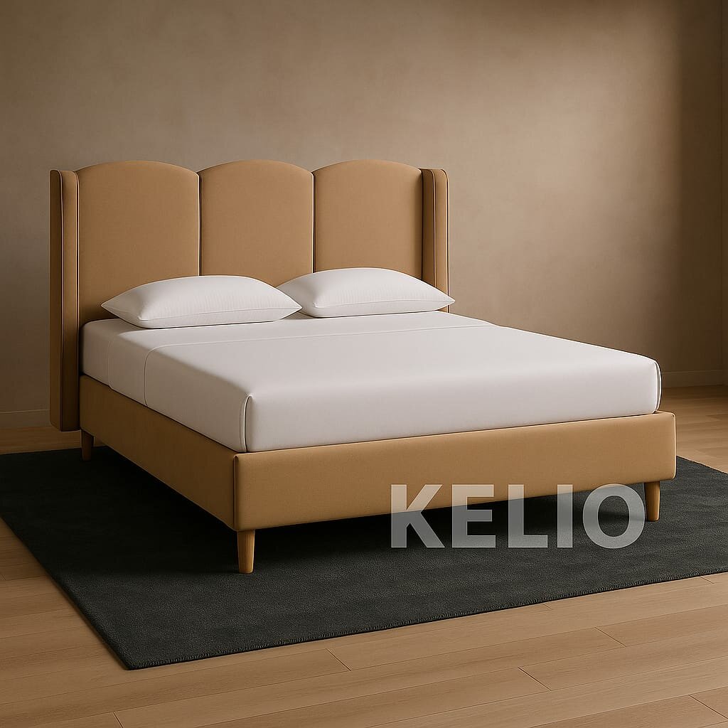 Кровать двуспальная 160x200 c подъемным механизмом Mali мокко