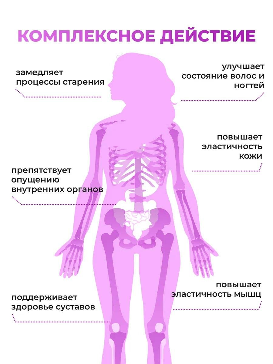VeganNova Коллаген говяжий 1 и 3 типа с гиалуроновой кислотой и витамином С, для волос, лица, суставов и связок, 180 капсул — фото 1
