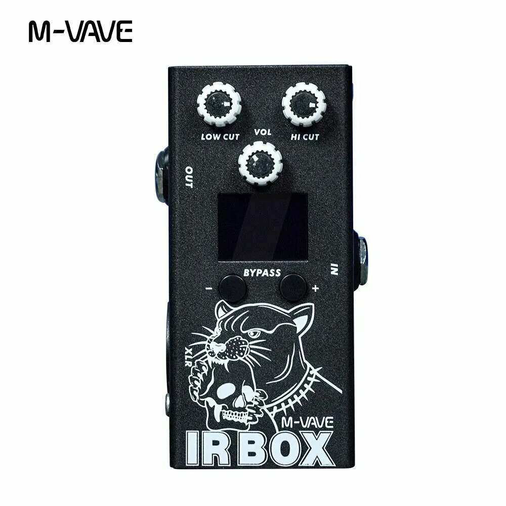 Педаль эффектов M-VAVE "IR Box", для гитары, 7 басовых кабинетов, 9-полоснй эквалайзер