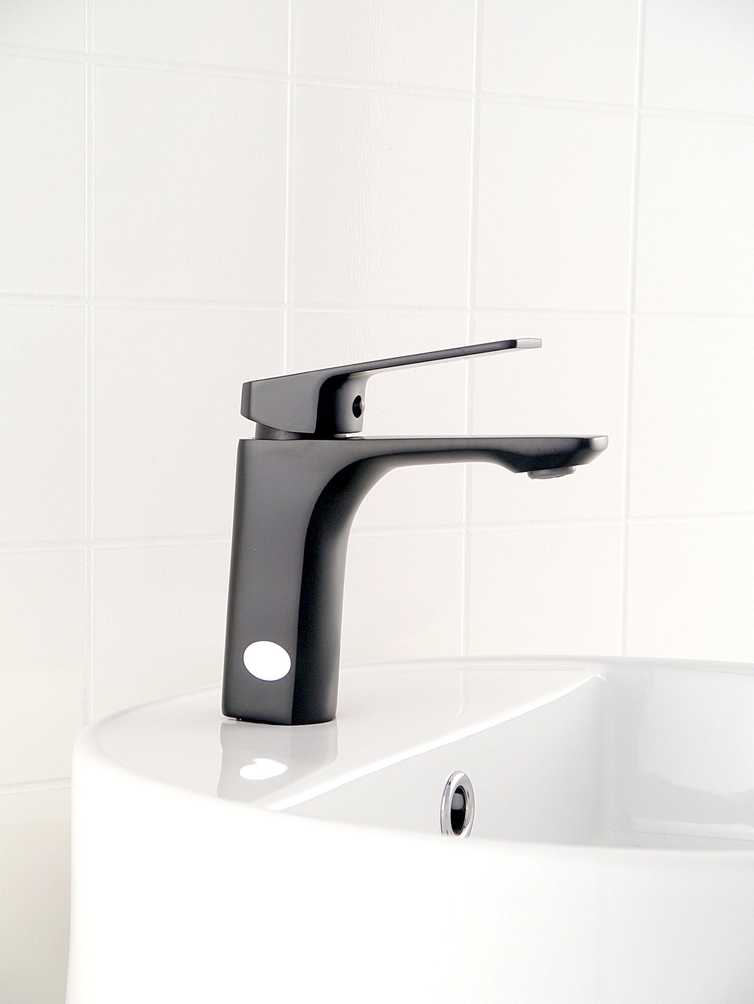 Смеситель Diadonna, однорычажный, для раковины, черный, матовый — фото 1