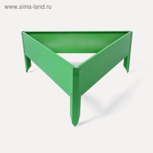 Изображение товара Клумба оцинкованная, 70 × 15 см, ярко–зелёная, «Терция», Greengo