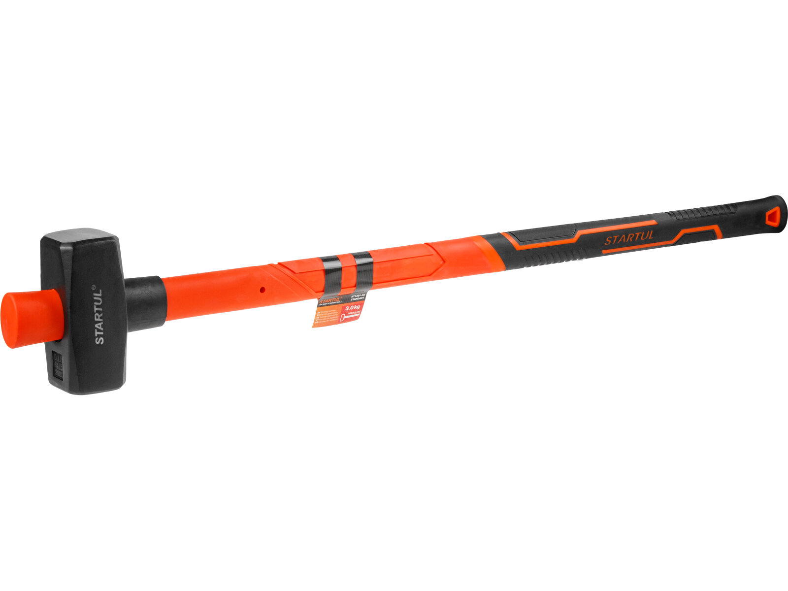 Кувалда строительная 3 кг STARTUL Standart с фиберглассовой ручкой (ST2401-30)