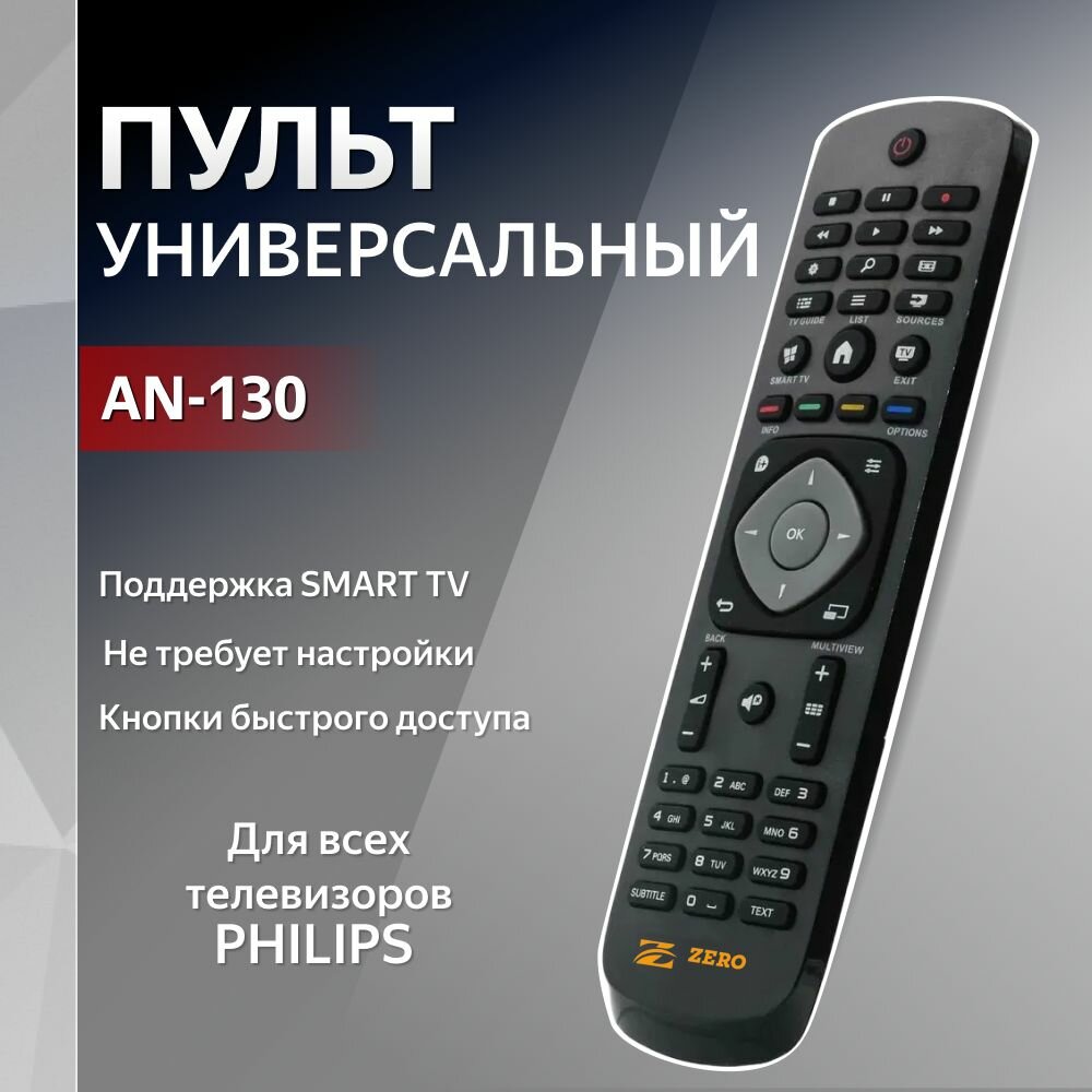 Универсальный пульт для всех телевизоров PHILIPS / филипс! Легкая настройка!