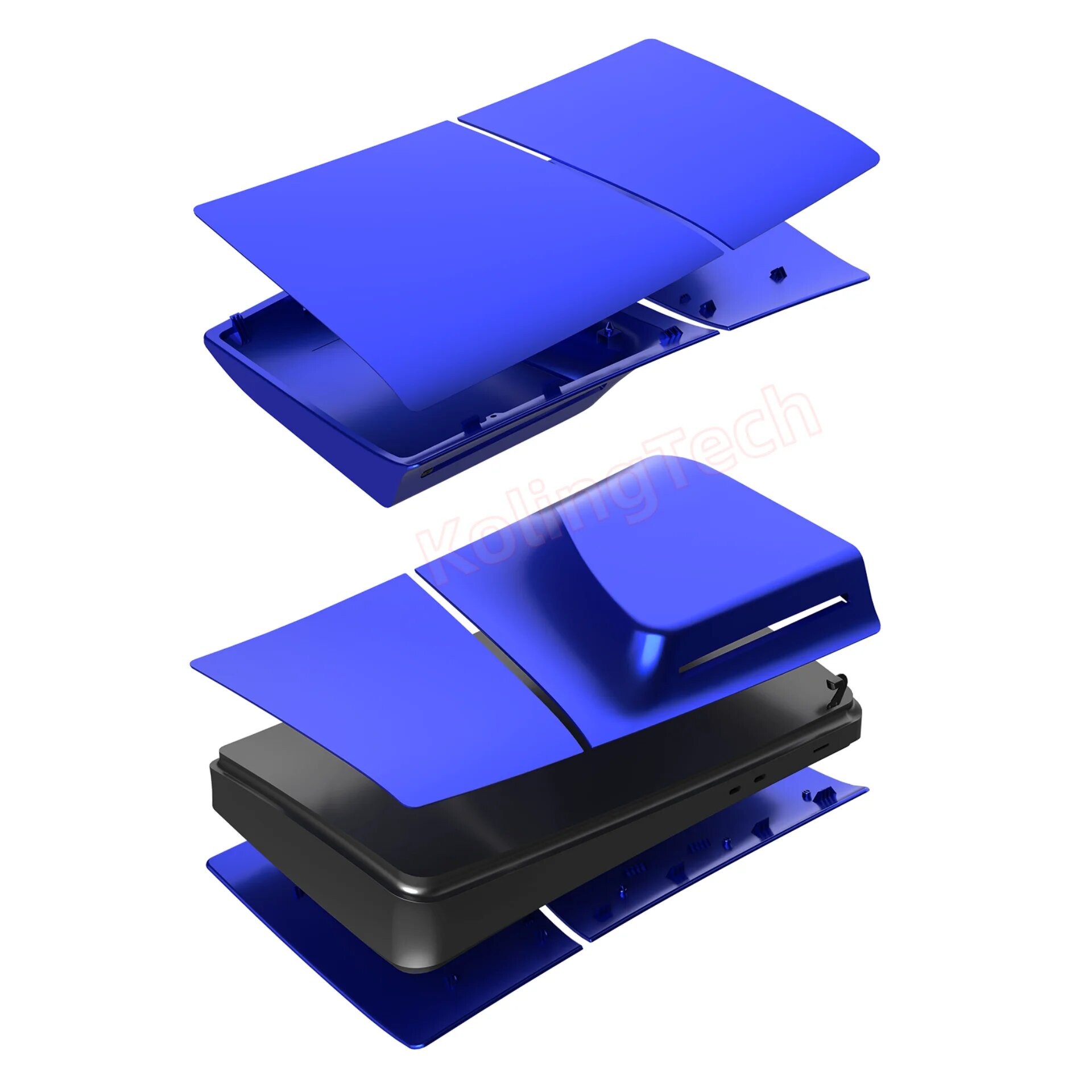 Защитный чехол для PS5 Slim Disc колorkoli черный/красный/синий/камуфляжный — фото 1
