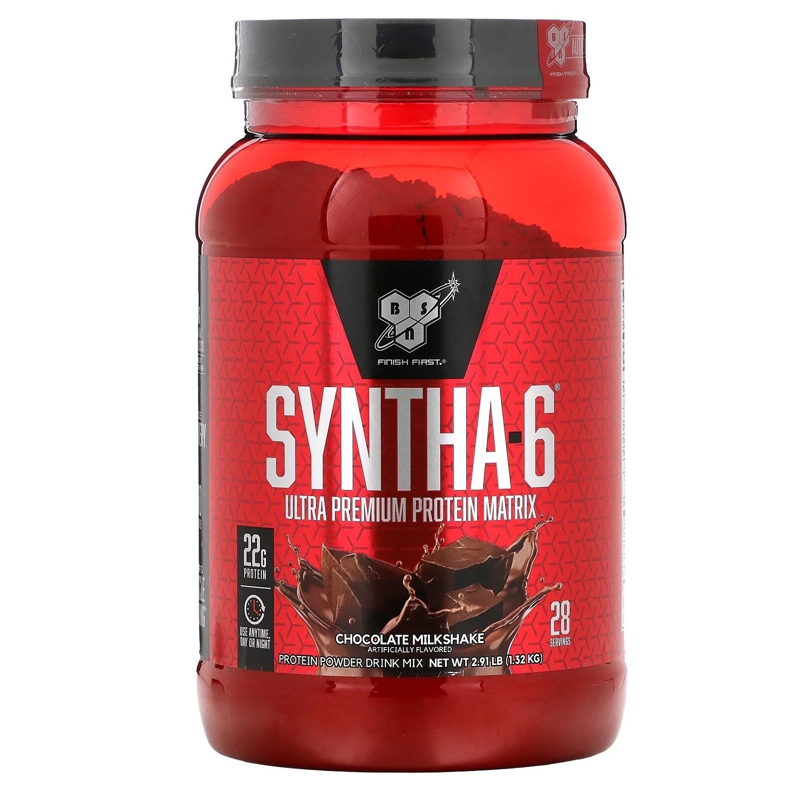Многокомпонентный протеин премиум класса Syntha-6 1320 гр. 2.91lb (BSN) Шоколадный молочный коктейль