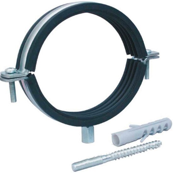 Ремоколор Сантехнический хомут шпилька + дюбель 1 1/2 диаметр 48-52 мм 47-5-048