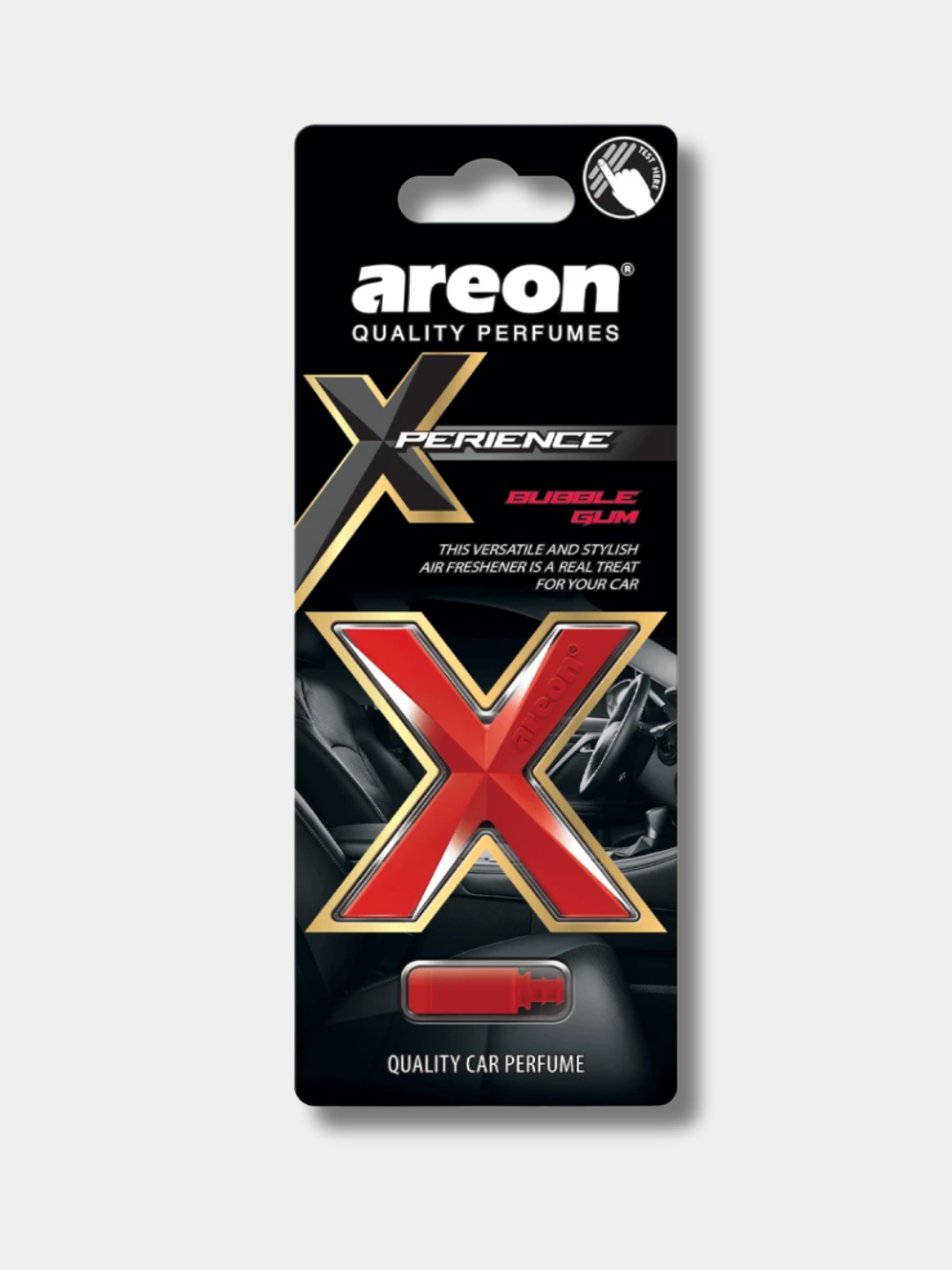 Ароматизатор для автомобиля Areon Xperience, Bubble Gum, на дефлектор, освежитель воздуха — фото 1