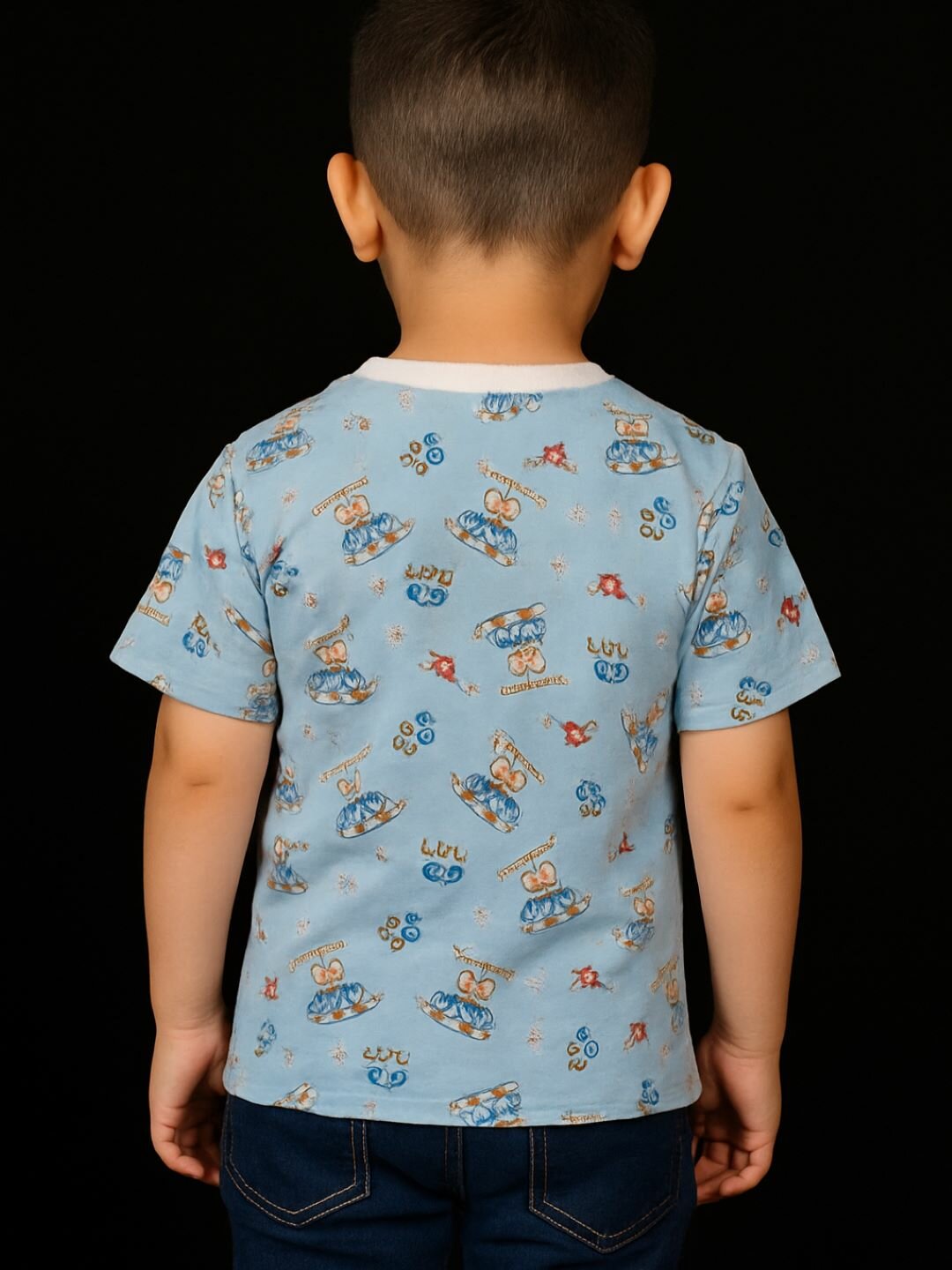 Футболка DNZ, комплект из 2 шт., размер 98, голубой — фото 1