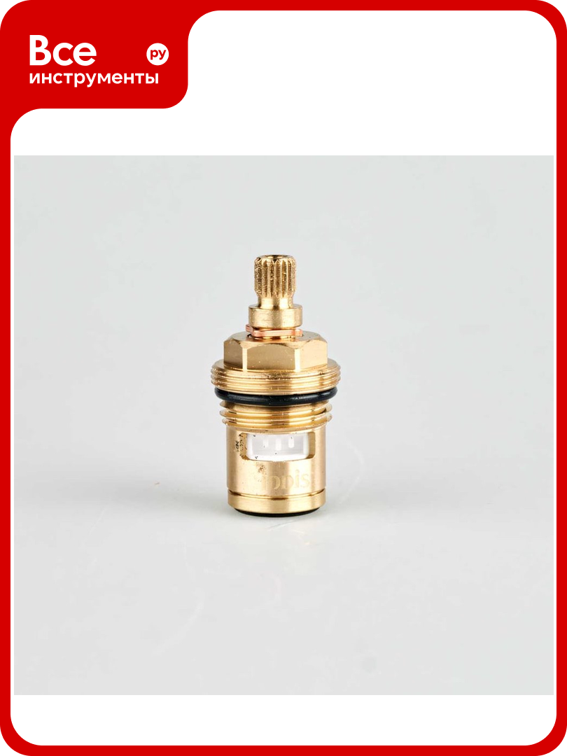 Керамическая кран-букса IDDIS 180° 20 зубцов G 1/2