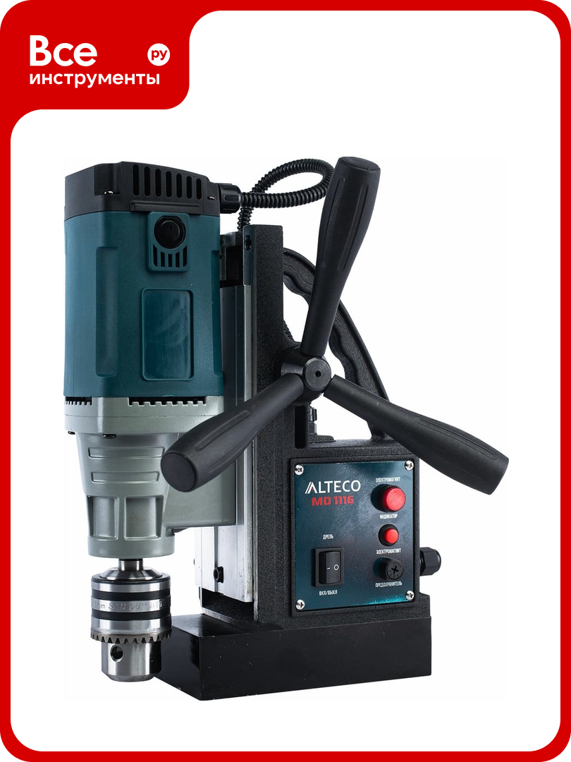 Сверлильный станок с магнитной стойкой Alteco Professional MD 1116 13541