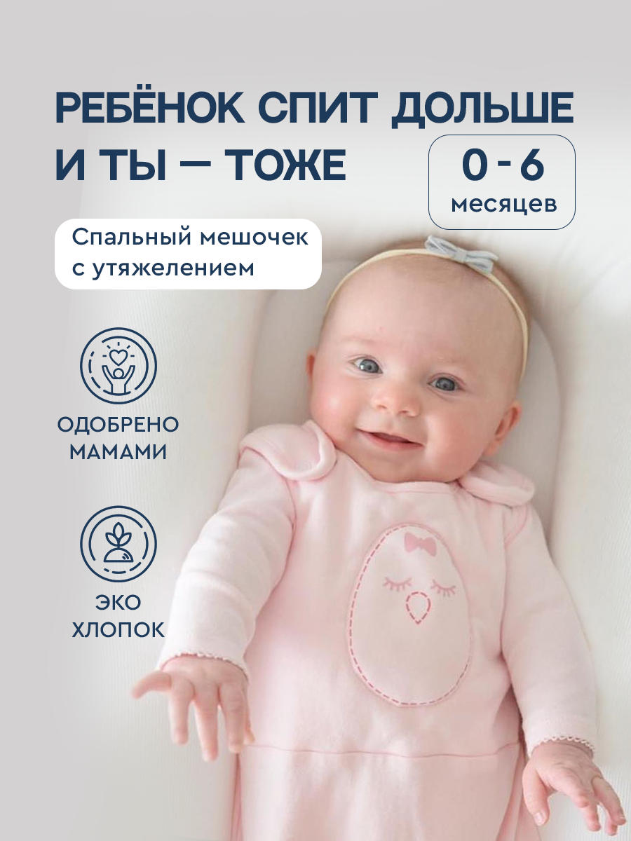 Пеленка-кокон для новорожденных, с эффектом маминых объятий, 29x19 см
