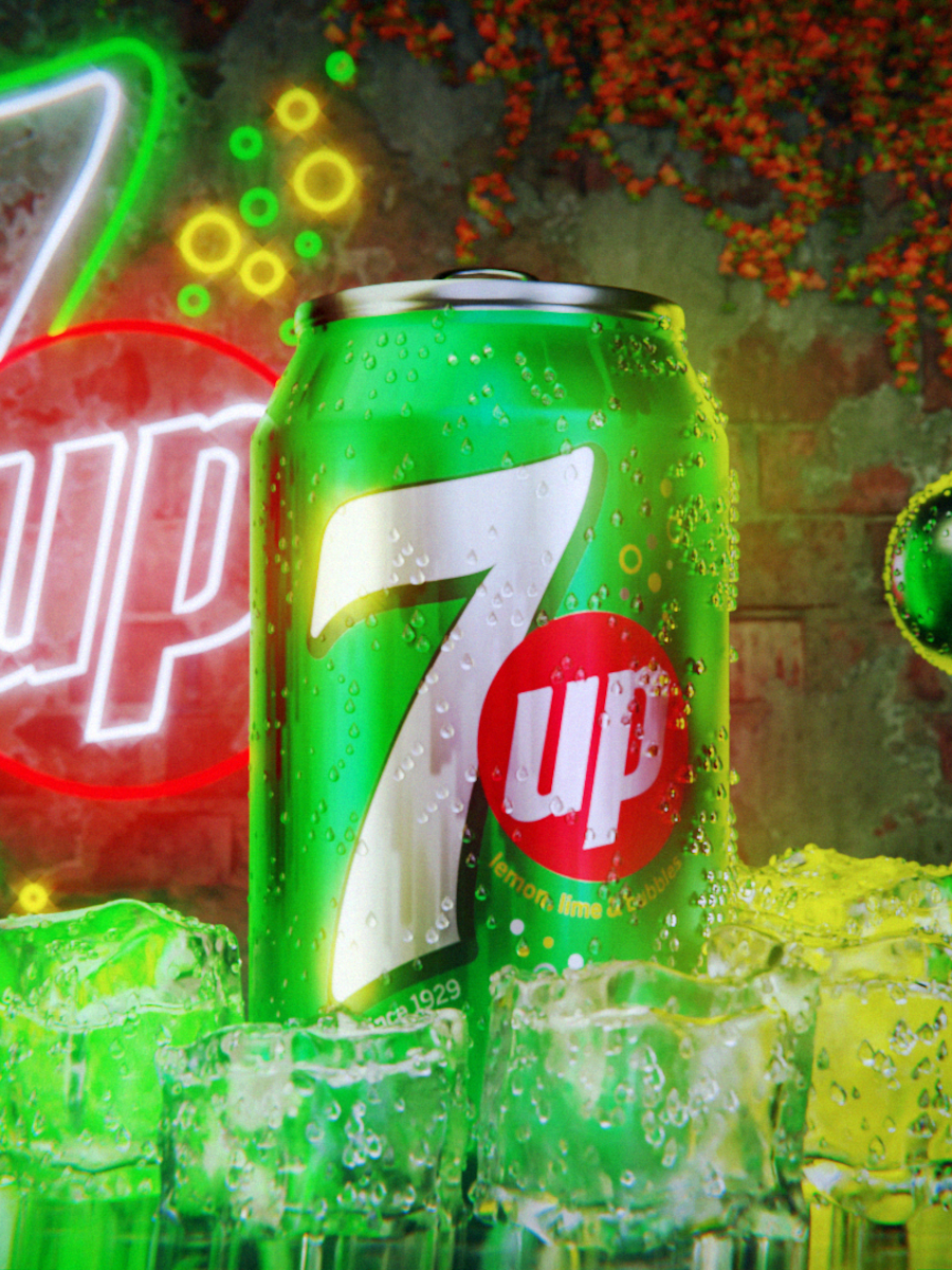 Напитки Напиток газированный Севен Ап 7UP, лимон-лайм, 0,3 л, в банке, 24шт