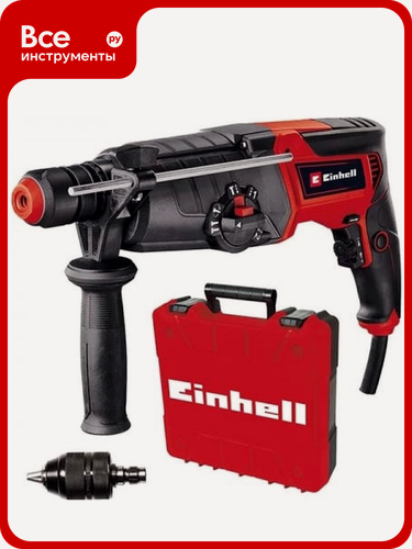Изображение товара Перфоратор Einhell te-rh 950 5f, sds-plus, 950 Вт, 2 ск. 0-1200/2600 об/мин, сверления отверстий различного