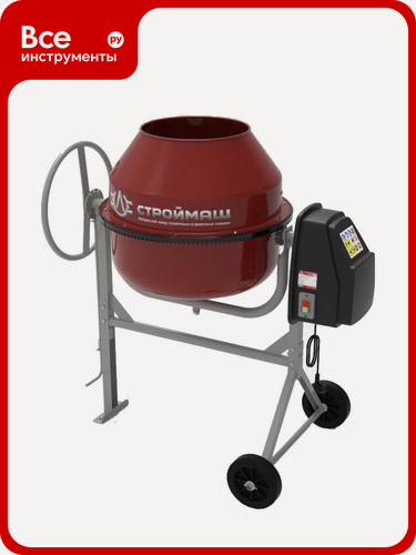 Изображение товара Бетоносмеситель строймаш БСЕ-200 120043, с высокой устойчивостью к механическим