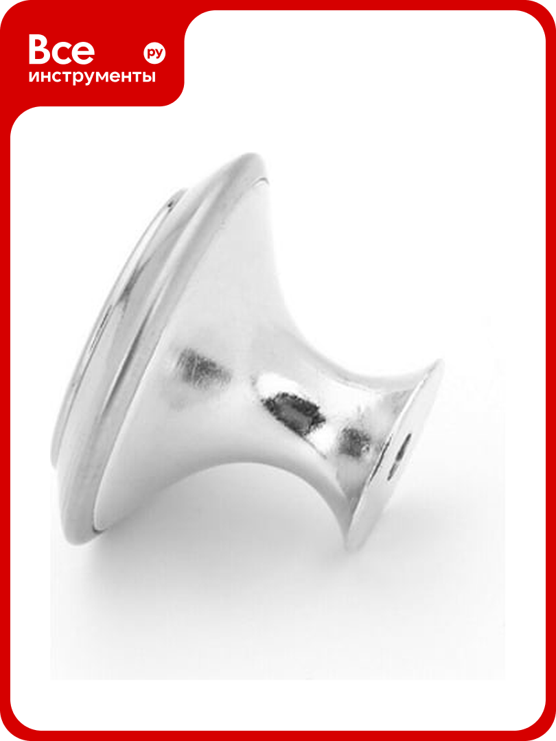 Ручка-кнопка Brante br906 серебро 606716