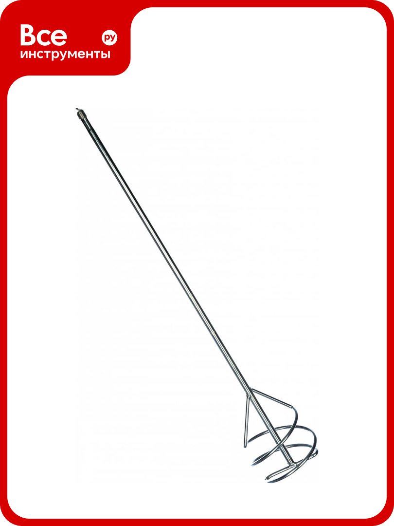 Миксер для строительных смесей  100х600 мм  SDS-PLUS  FIT 4219
