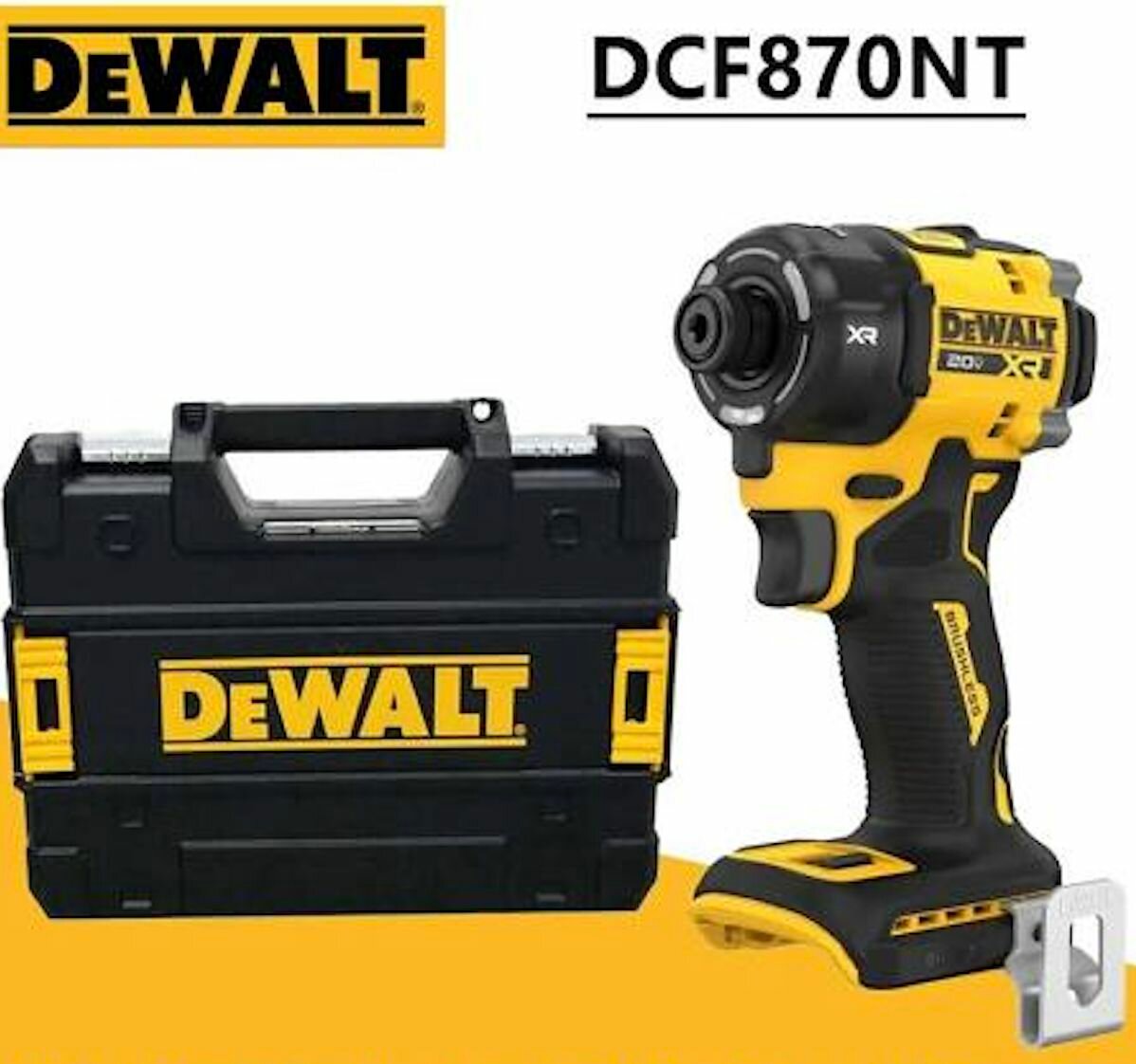 Аккумуляторная дрель-шуруповерт DeWalt DCF870NT 20В без акб и ЗУ