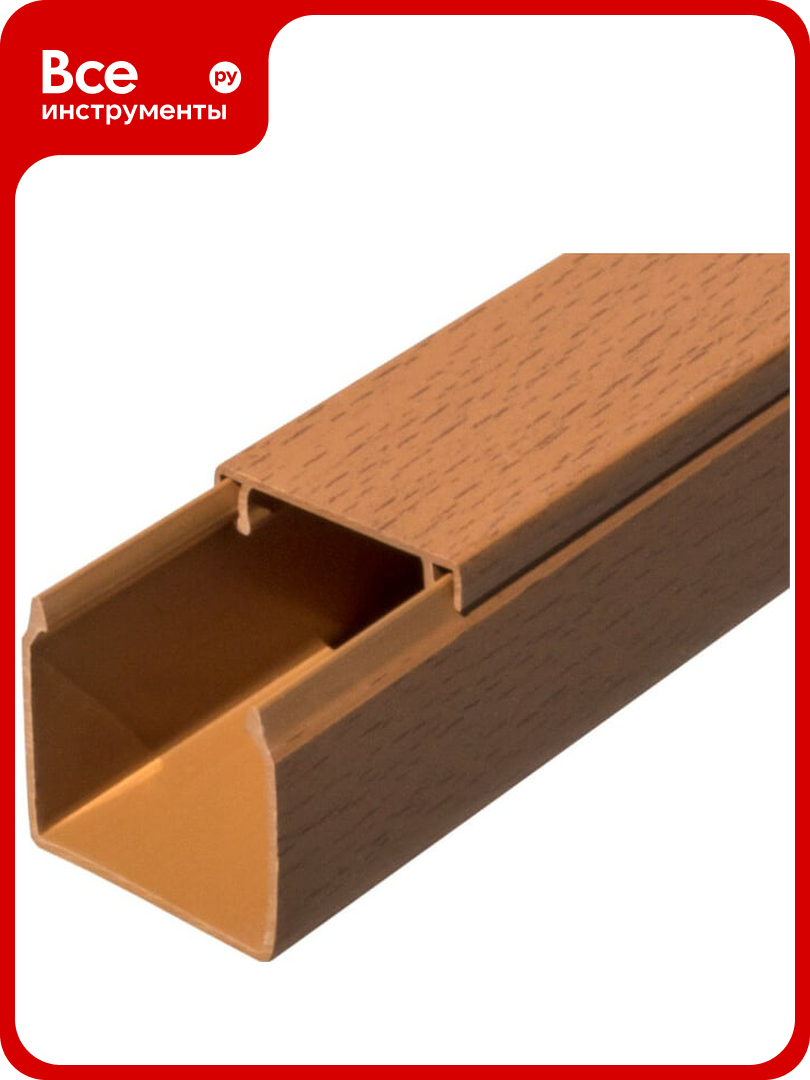 Кабель-канал Промрукав бук 2-й замок в п/э 16х16 2м PR03.0195