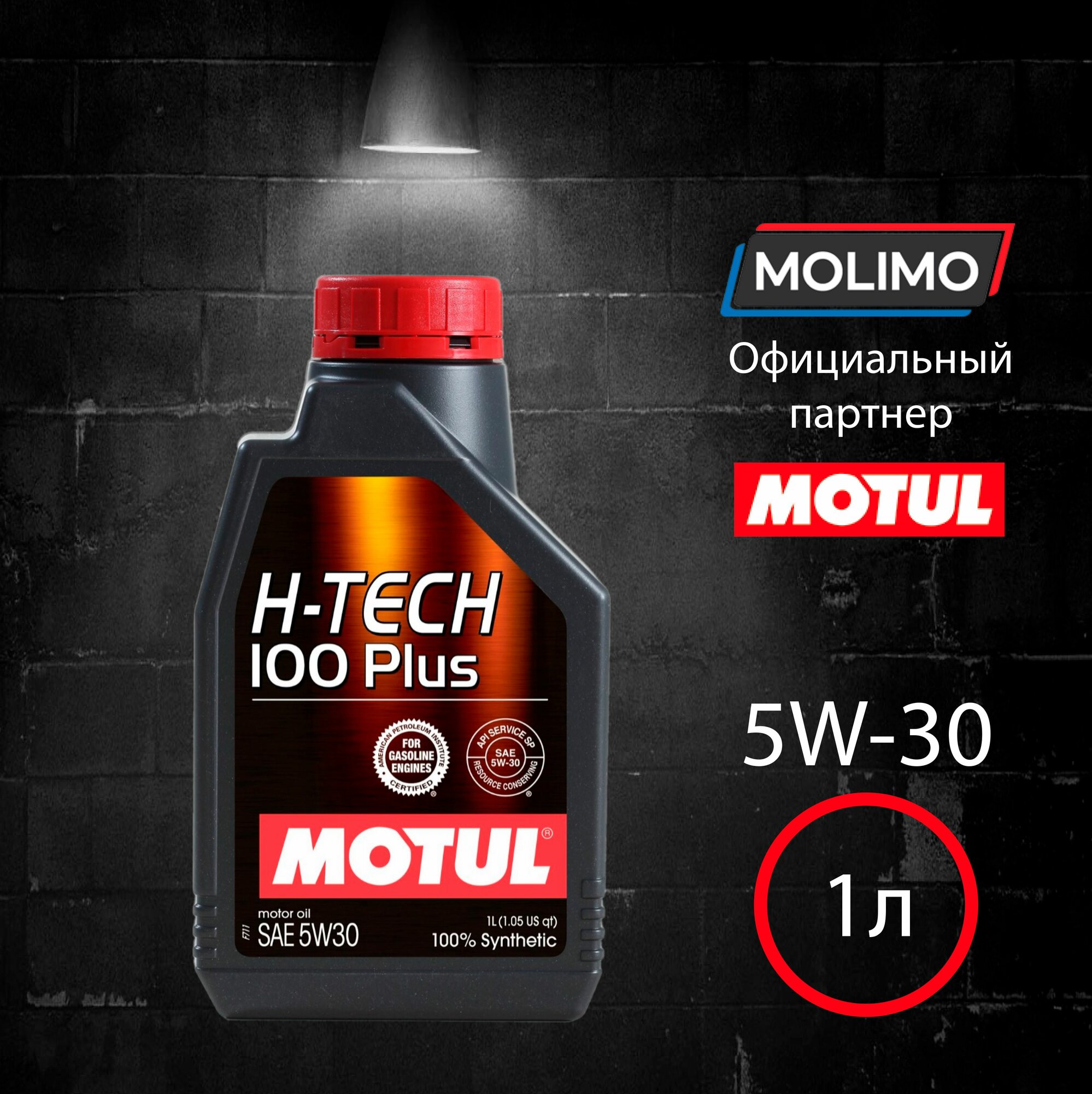 Масло моторное Motul H-TECH 100 PLUS 5W-30 (1л)