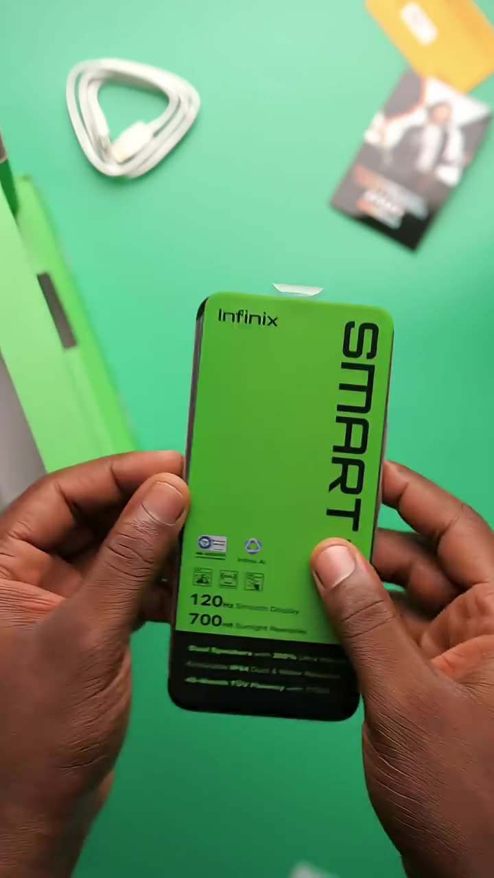 Смартфон Infinix Smart 10 6,5", камера 64 Мп, 4|64ГБ Золотой, экран 120 Гц — фото 1