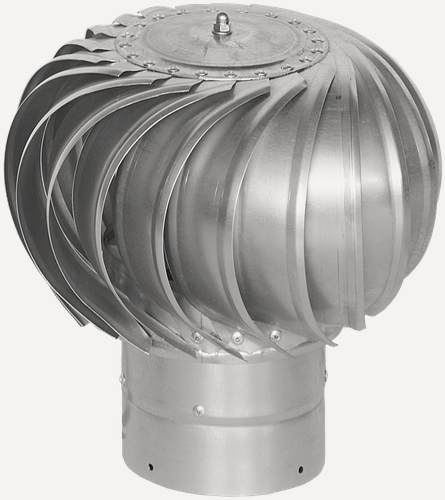 Изображение товара Турбодефлектор, оцинкованный, горизонтальный отвод, длина 30см