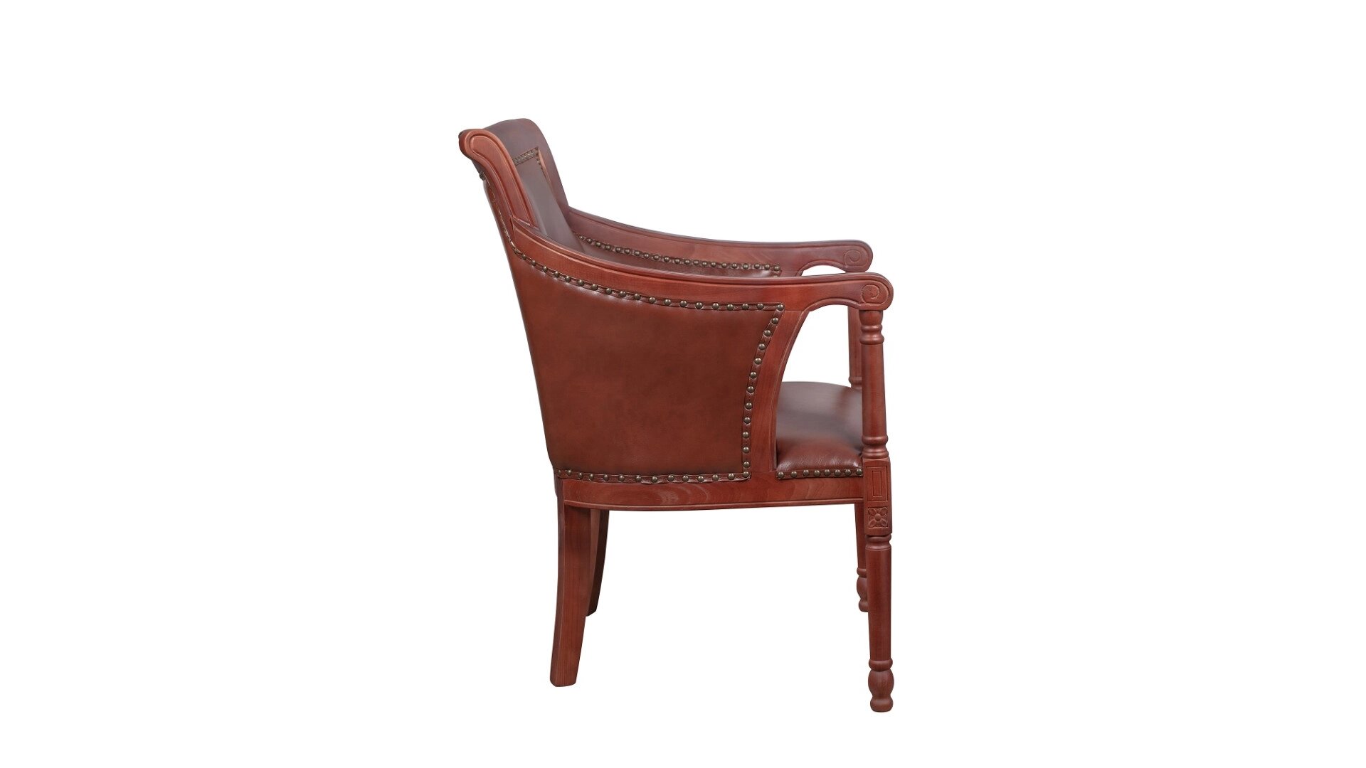 Кресло Mak-interior Valene, искусственная кожа, массив дерева — фото 1