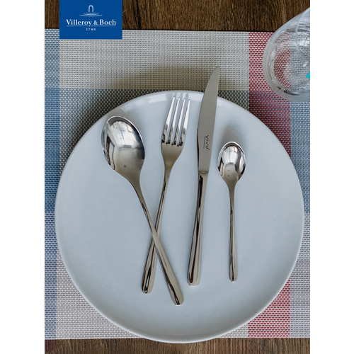 фото Набор столовых приборов из 24-х предметов new fresh basic besteck cutlery set vivo villeroy & boch group, нержавеющая сталь