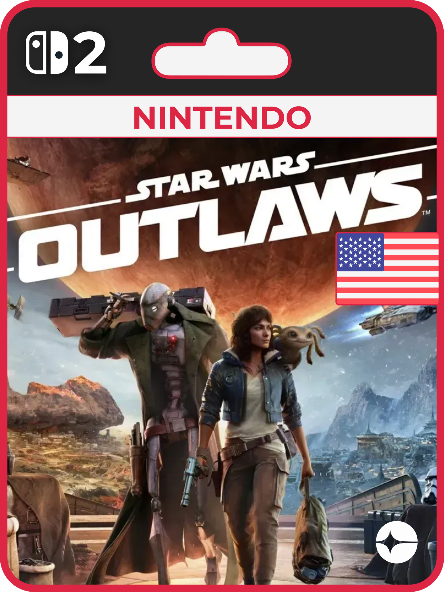 Star Wars Outlaws Gold Edition для Nintendo Switch 2 [Цифровая версия, США]