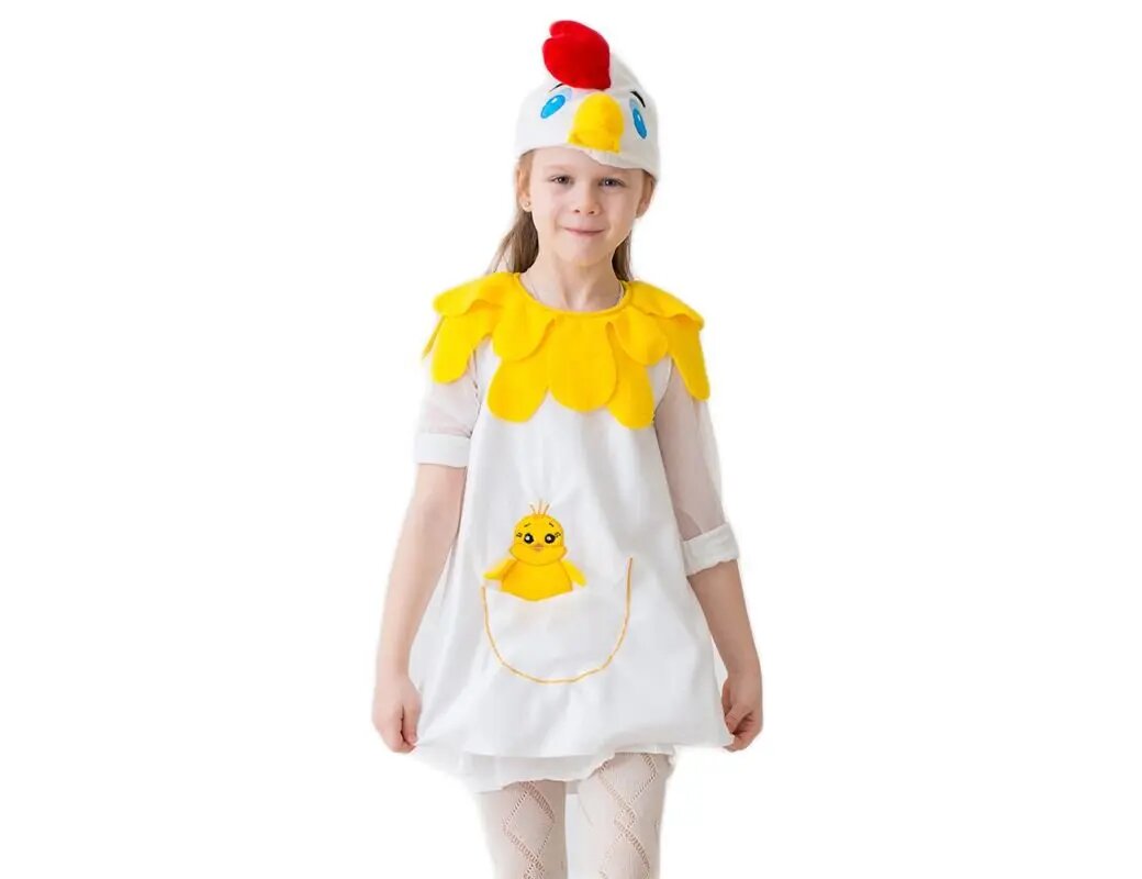 Карнавальный костюм курочка, 3-5 лет, Бока