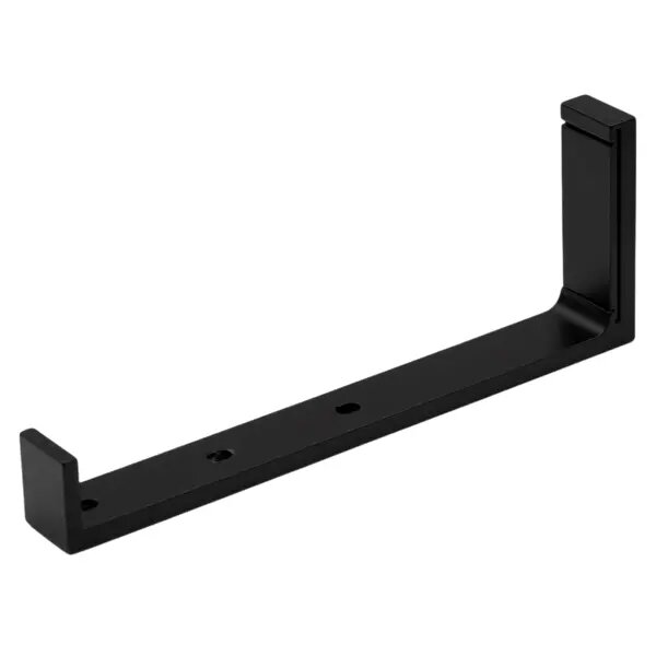 Держатель Orbis Квадро для второй штанги алюминий цвет черный 18 см