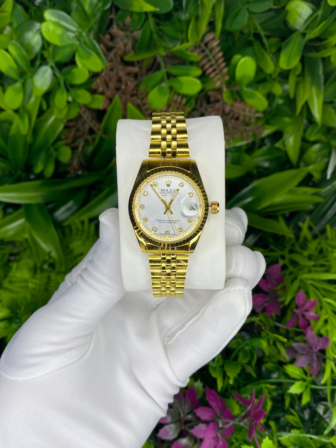 Наручные часы Rolex, голубой,