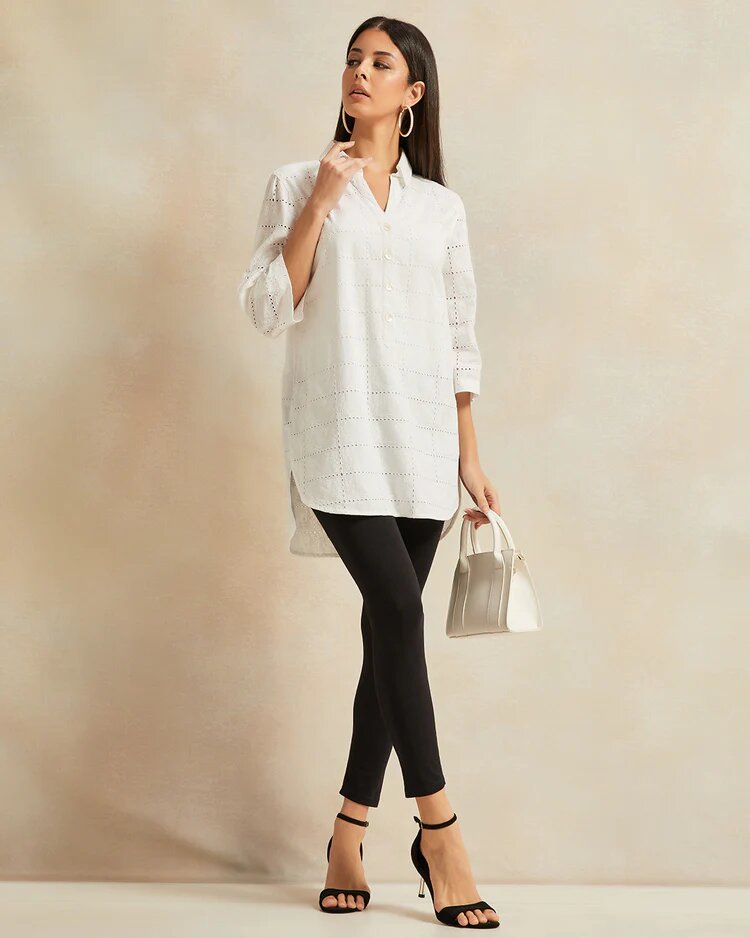 Блуза REDTAG, размер 8, бежевый — фото 1