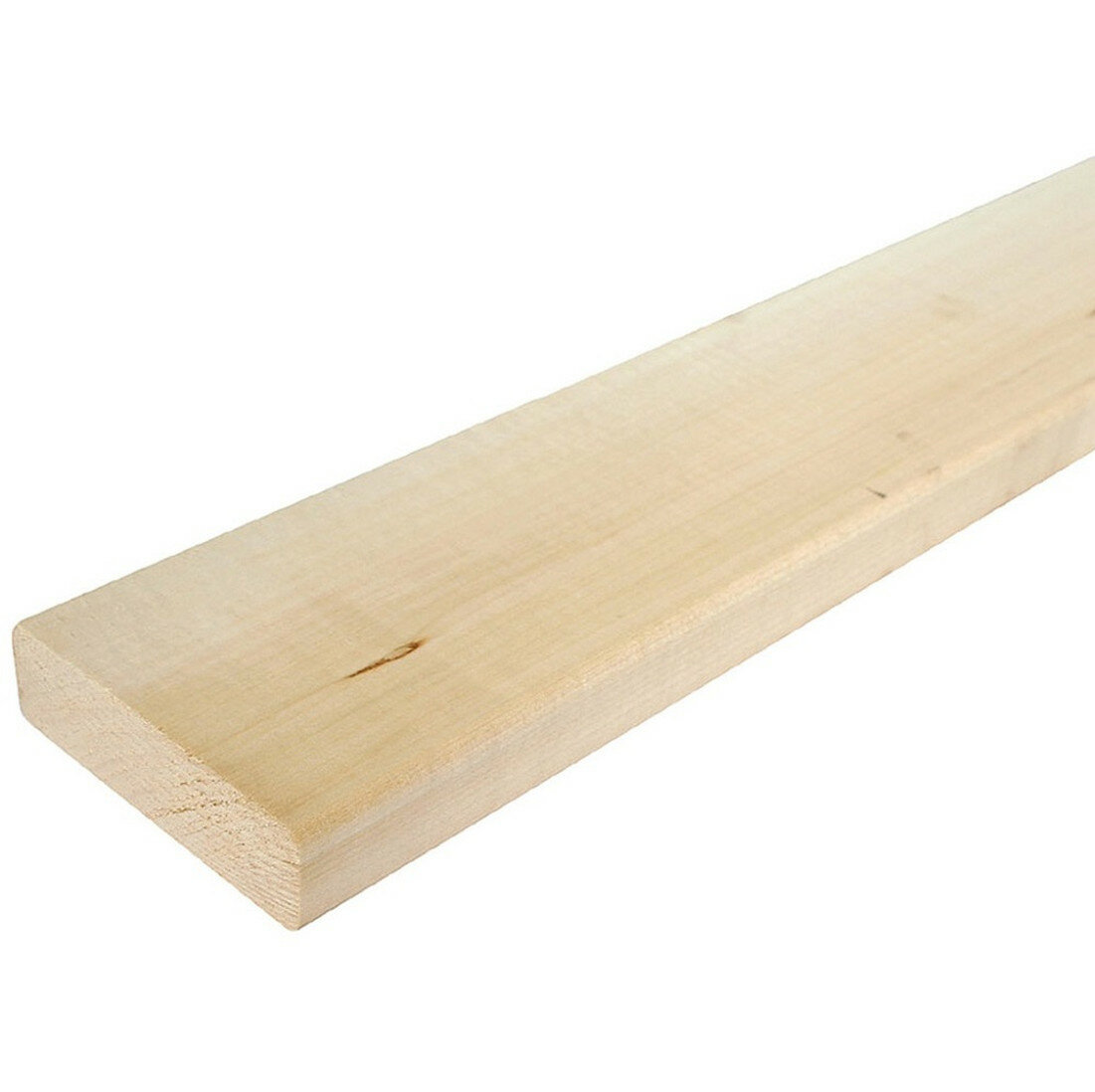 Доска полок осина сорт А 85×25×2400 для банных помещений саун и декоративных решений