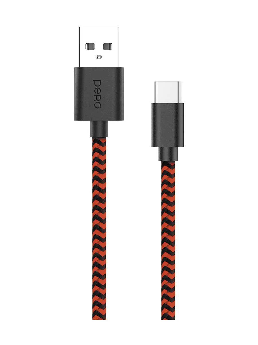 Кабель Pero DC-04 USB to USB-C 2m Red