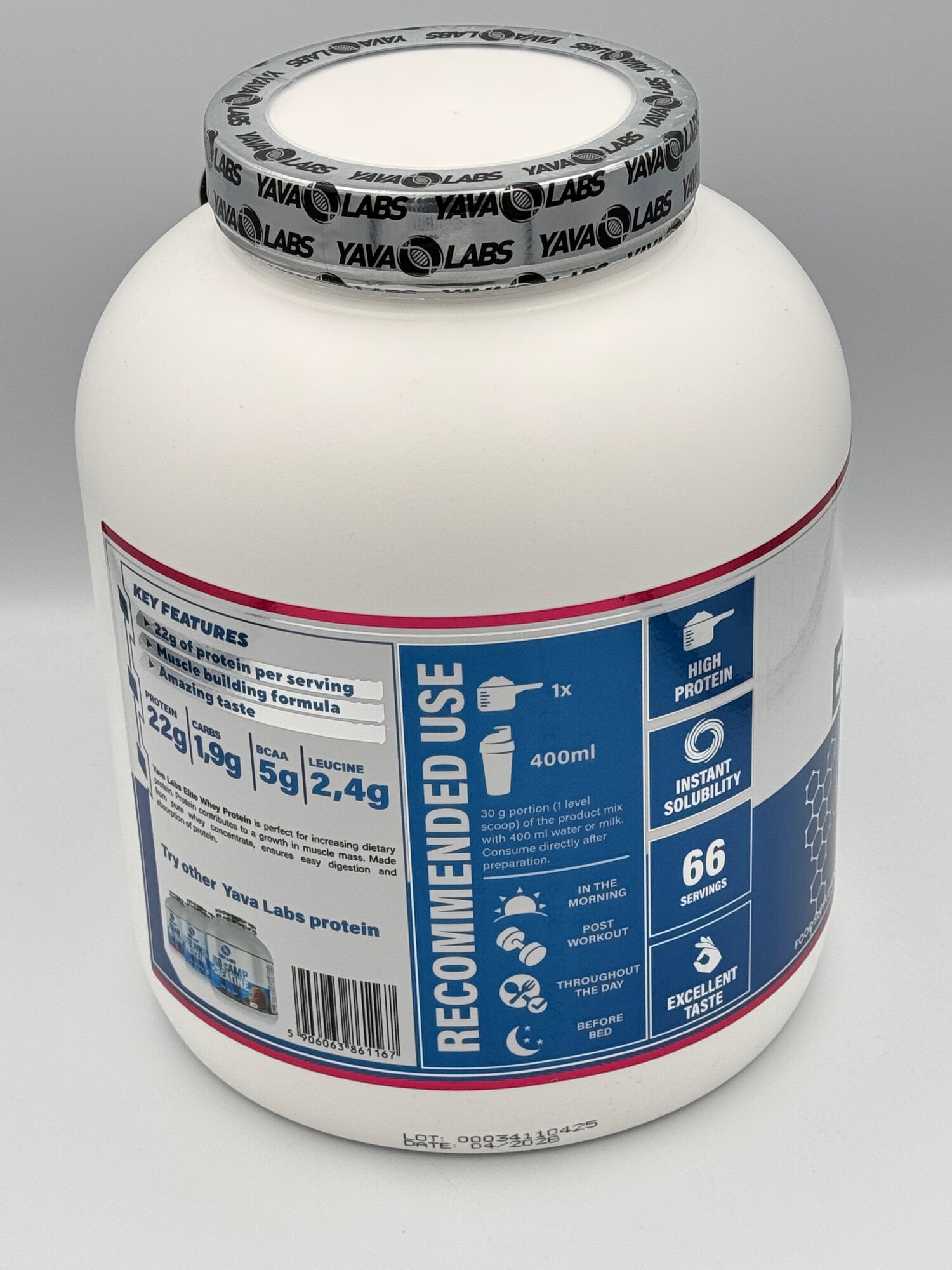 Yava Labs Whey 2kg Raspberry cake протеин ява лабс Малина кейк для мышц — фото 1