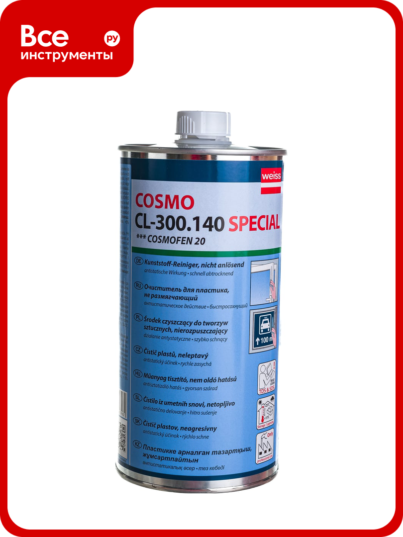 Нерастворяющий очиститель для ПВХ COSMO FEN CL 300 140