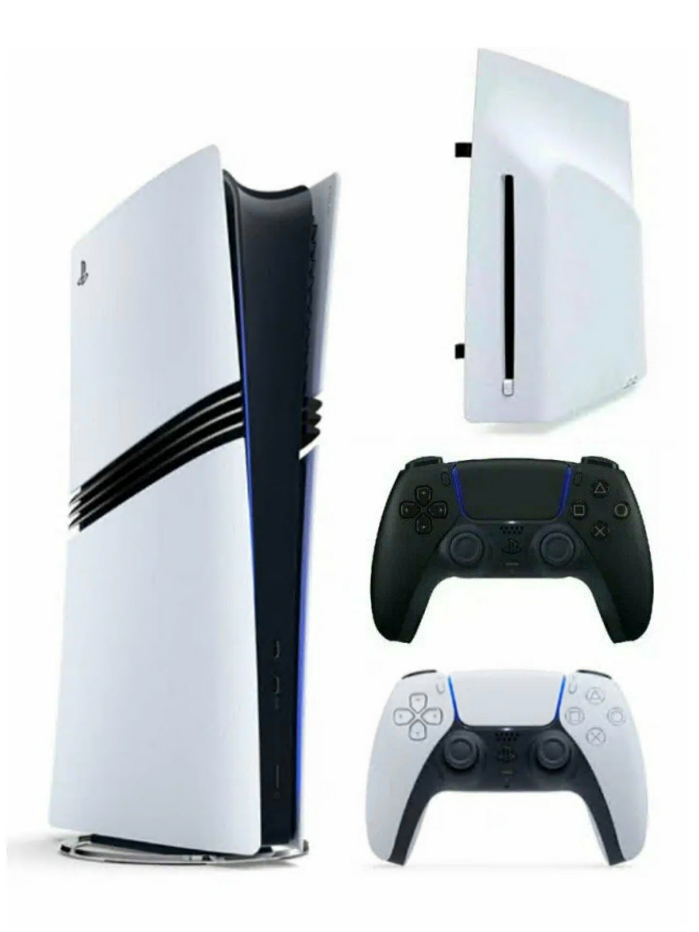 Игровая консоль Sony PlayStation 5 Pro; + 2й геймпад черный + дисковод