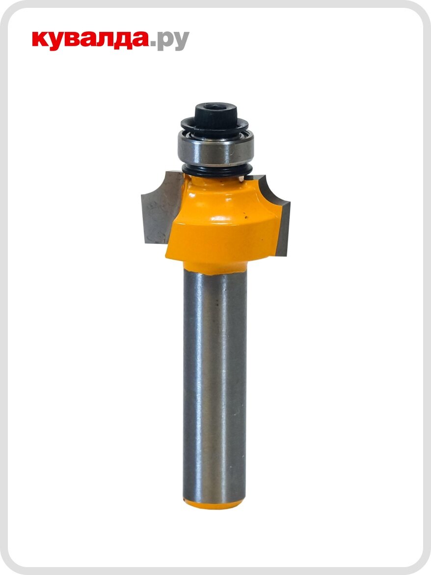 Фреза по дереву энкор ф19х10 r3.2 хв. 8мм кромочная калевочная