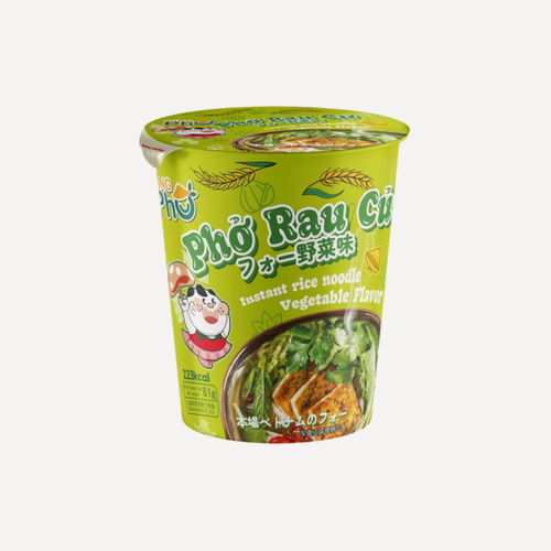 Изображение товара Лапша быстрого приготовления KING PHO рисовая со вкусом овощей 61 г, Вьетнам