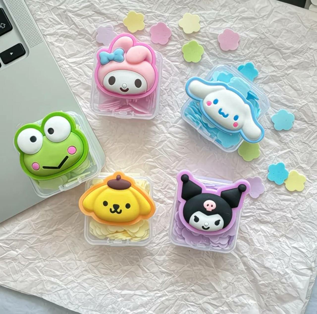 Портативные мини-мыльные листы — в контейнере с мультяшным дизайном, удобно для школы и путешествий