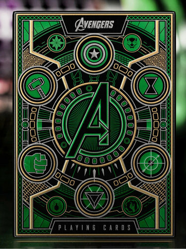 Изображение товара Карты Theory11 Avengers Infinity Saga Green Edition / Мстители Сага о Бесконечности зеленые