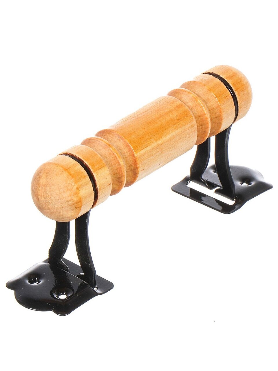 Ручка-скоба для двери НЧ РС-100 2ТР резная светлое дерево стационарная 1 шт Россия