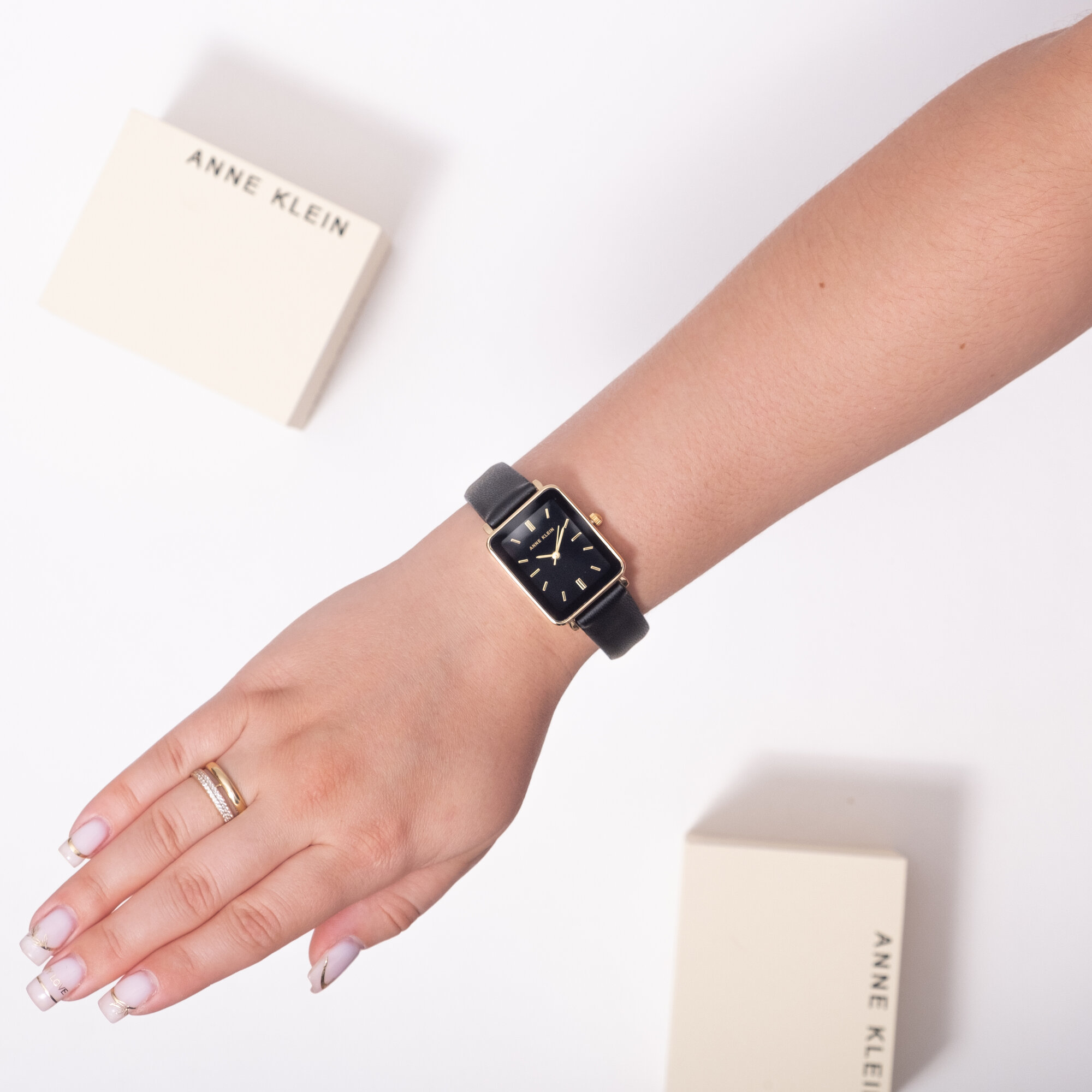 Наручные часы ANNE KLEIN Classic, черный — фото 1