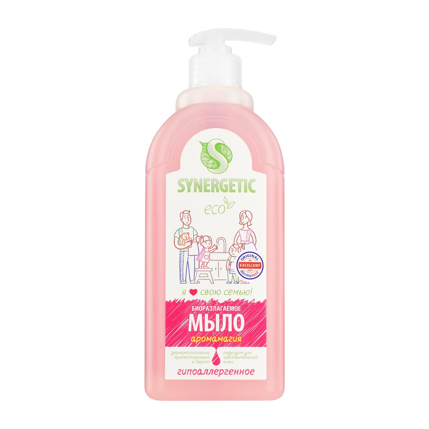 SYNERGETIC Мыло жидкое Биоразлаг Аромамагия 500мл(Синерг):14 — фото 1