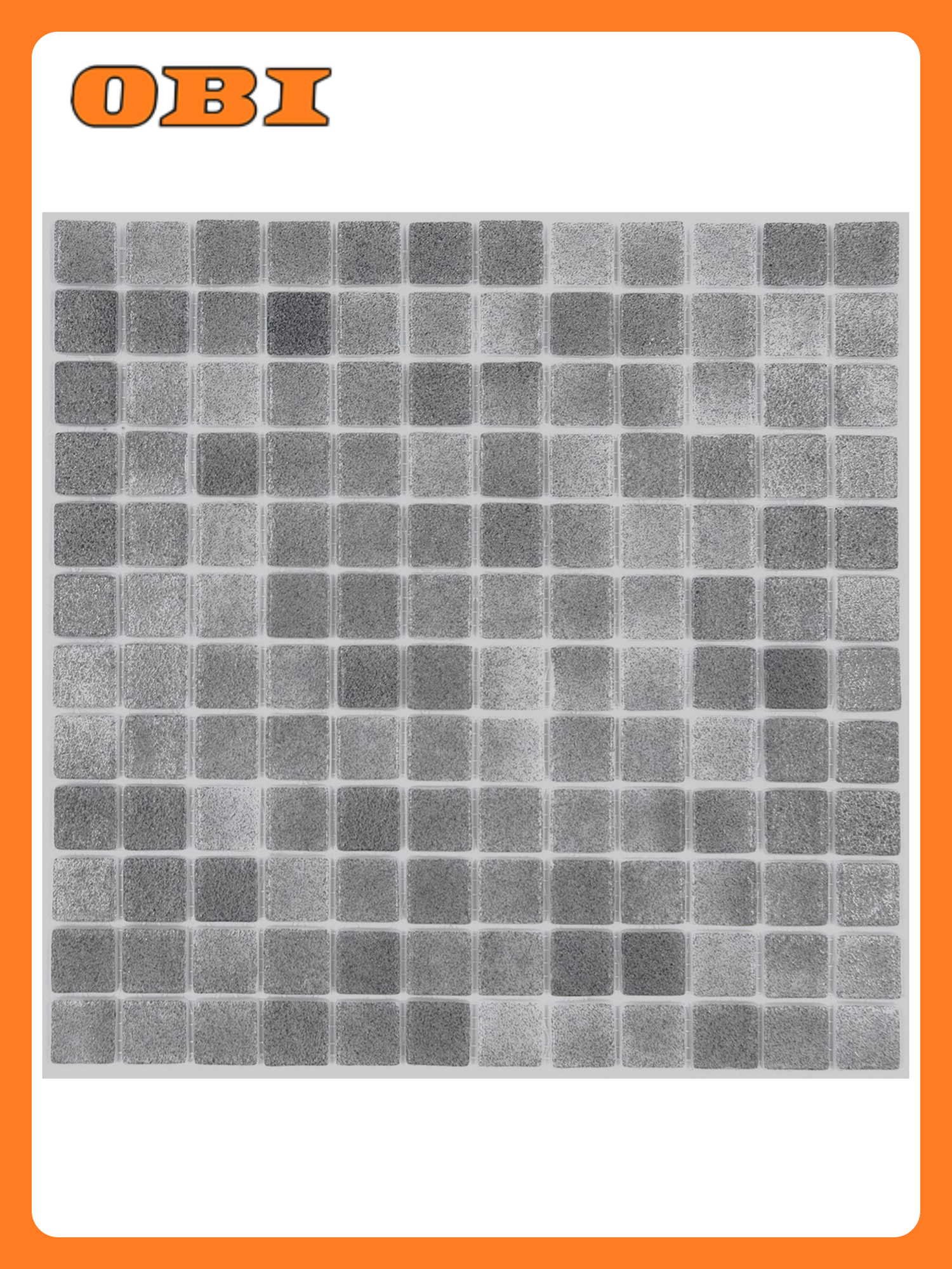 Стеклянная мозаика VIDREPUR Antislip серая 317х317 см противоскользящая 1шт