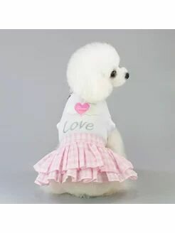 Платье для собак Love разм М